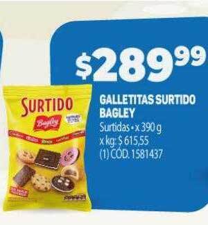Makro Galletitas surtido bagley oferta