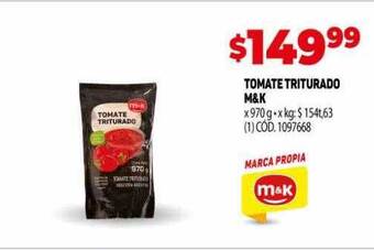 Makro Tomate triturado m&k oferta