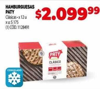 Makro Hamburguesas paty oferta