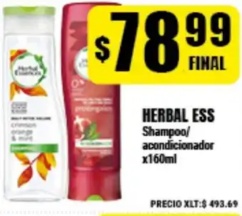 Supermayorista Vital Herbal ESS Shampoo/acondicionador x 150ml oferta
