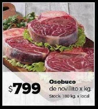 Disco Osobuco de novillito x kg oferta