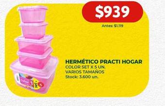 Super MAMI Hermético practi hogar oferta