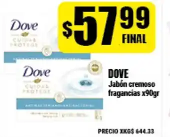 Supermayorista Vital Dove Jabón cremoso fragancias x 90gr oferta