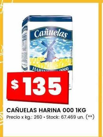 Changomas Cañuelas harina 000 oferta