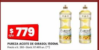 Changomas Pureza aceite de girasol oferta