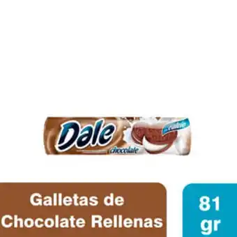 Supermercados Comodin Galleta dale rellenas chocolate 81gr oferta