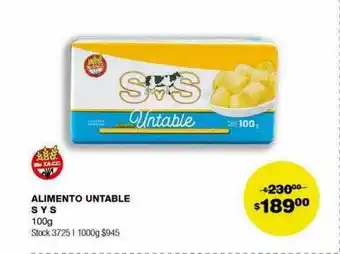 Atomo Conviene Alimento untable sys oferta
