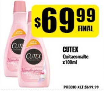Supermayorista Vital Cutex Quitaesmalte x100ml oferta