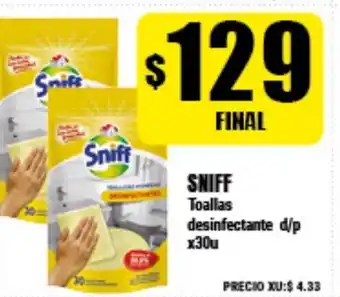 Supermayorista Vital Shiff Toallas desinfectante d/p x30u oferta
