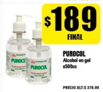 Supermayorista Vital Purocol Alcohol en gel x500cc oferta
