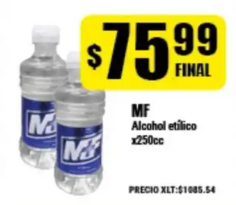 Supermayorista Vital MF Alcohol etílico x250cc oferta