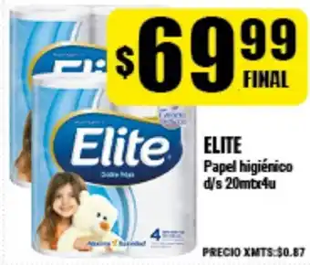 Supermayorista Vital Elite Papel higiénico d/s 20mtx4u oferta