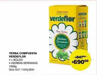 Atomo Conviene Yerba compuesta verdeflor oferta