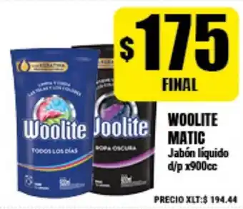 Supermayorista Vital Woolite Matic Jabón líquido d/p x900cc oferta
