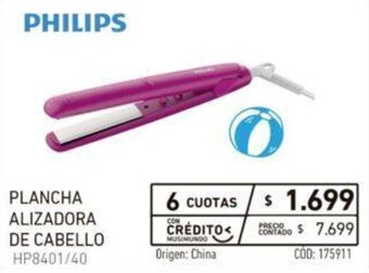 Musimundo Philips Plancha Alizadora de Cabello oferta