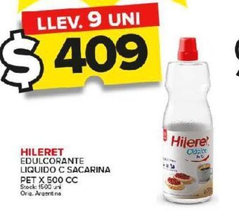 Carrefour Maxi Edulcorante hileret liquido c/sacarina 500cc oferta