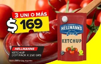 Carrefour Maxi Ketchup hellmann's doypack x 250 gr oferta