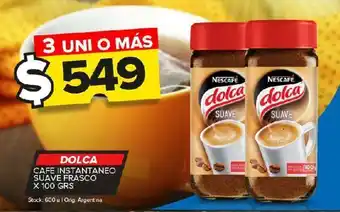 Carrefour Maxi Cafe nescafé dolca suave frasco 100g oferta