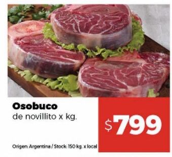 Disco Osobuco de novillito kg oferta
