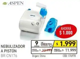 Musimundo Aspen Nebulizador a Pistón oferta