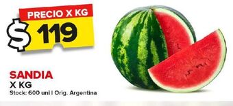 Carrefour Maxi Sandía x kg oferta