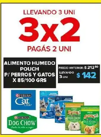 Carrefour Maxi Alimento húmedo para perros y gatos pouch 85/100g oferta