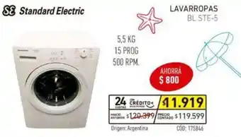 Musimundo SE Lavarropas BLSTE-5 - 5.5kg oferta