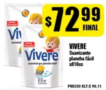 Supermayorista Vital Vivere Suavizante plancha fácil x810cc oferta