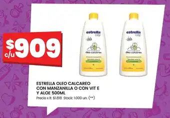 Changomas Estrella Oleo Calcareo con Manzanilla o con Vit E y Aloe 500ml oferta