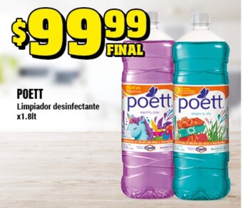 Supermayorista Vital Poett Limpiador desinfectante x1.8lt oferta