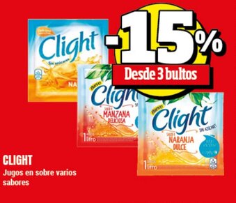 Supermayorista Vital Clight Jugos en sobre varios sabores oferta