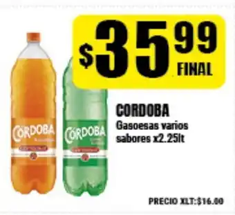 Supermayorista Vital Cordoba Gasoesas varios sabores x2.25lt oferta