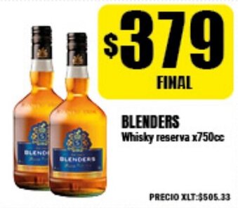 Supermayorista Vital Blenders Whisky reserva x750cc oferta