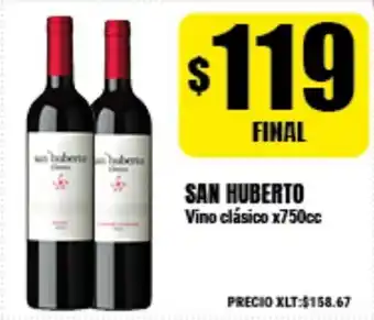 Supermayorista Vital San Huberto Vino clásico x750cc oferta
