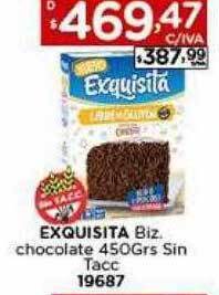 Hipermay Exquisita biz. chocolate sin tacc oferta