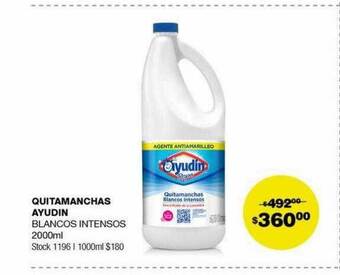 Atomo Conviene Quitamanchas ayudin blancos intensos oferta