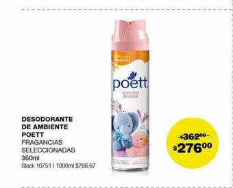 Atomo Conviene Desodorante de ambiente poett oferta