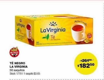Atomo Conviene Té negro la virginia oferta