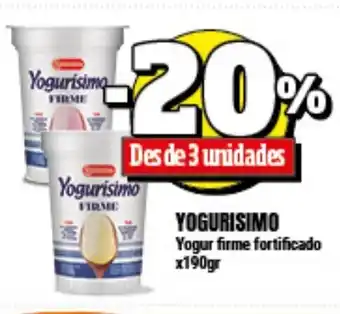 Supermayorista Vital Yogurisimo Yogur firme fortificado x190gr oferta