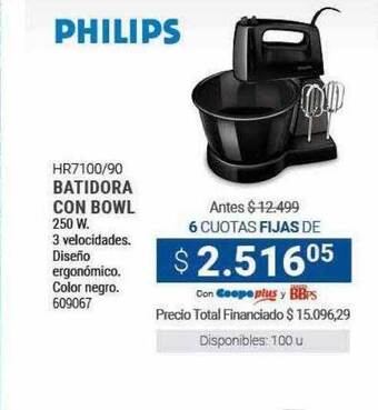 Cooperativa Obrera Batidora con bowl oferta