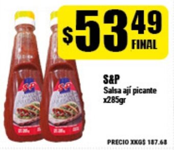 Supermayorista Vital S&P Salsa ají picante x285gr oferta