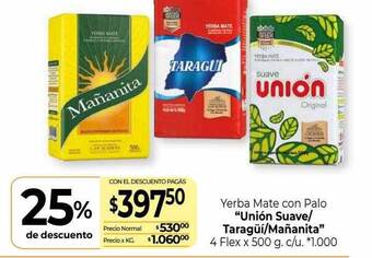 La Anonima Yerba mate con palo oferta