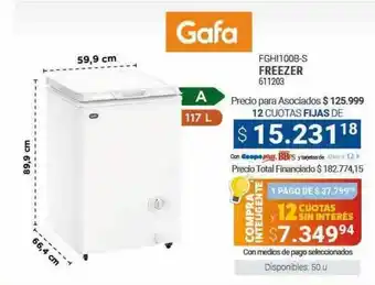 Cooperativa Obrera Freezer oferta