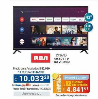 Cooperativa Obrera Smart tv oferta