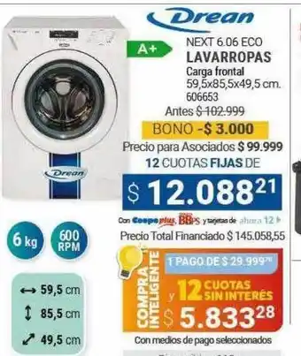 Cooperativa Obrera Lavarropas oferta