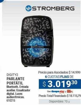 Cooperativa Obrera Parlante portátil oferta