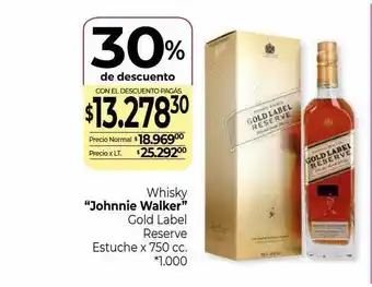 La Anonima Whisky johnnie walker oferta