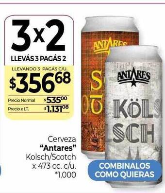 La Anonima Cerveza antares oferta