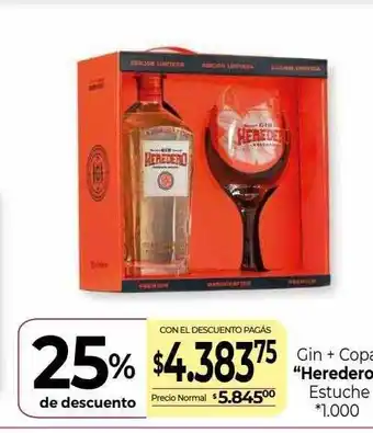 La Anonima Gin + copa heredero oferta