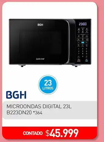 La Anonima Bgh microondas digital oferta